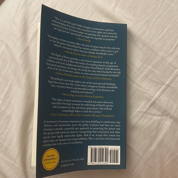 The Rights of Nature by David R Boyd Book about Nature Rights & Legal Revolution - Picture 2 of 3